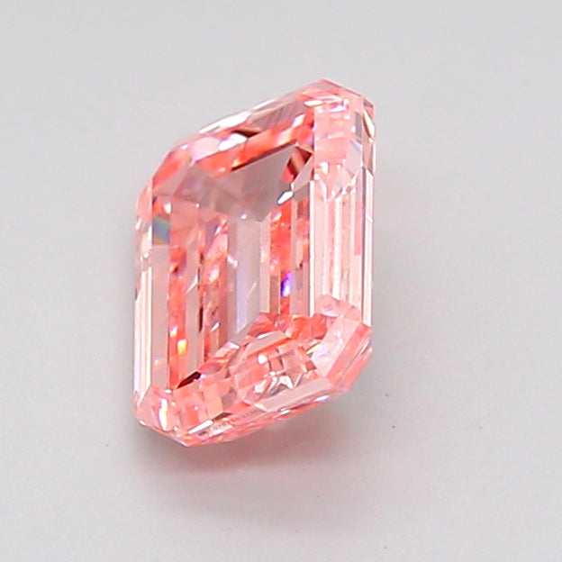 emerald 1.11 carat fancy intense pink vs1  vg vg slight