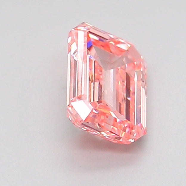 emerald 1.11 carat fancy intense pink vs1  vg vg slight
