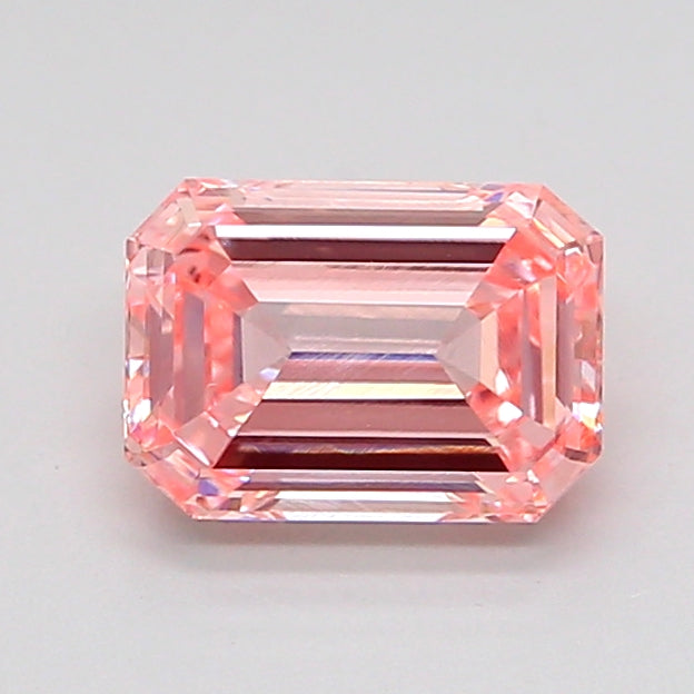 emerald 1.11 carat fancy intense pink vs1  vg vg slight