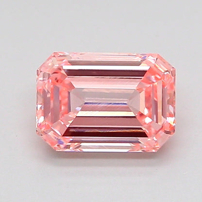 EMERALD 1.11 CARAT FANCY INTENSE PINK VS1  VG VG SLIGHT