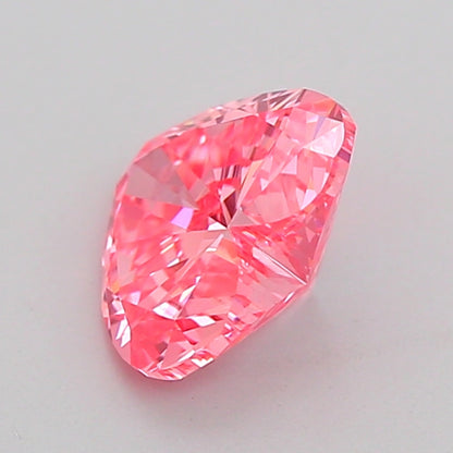 HEART 1.07 CARAT FANCY VIVID PINK VS1  VG VG SLIGHT