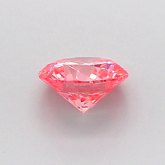 round 0.52 carat fancy vivid pink vvs2 vg vg g strong