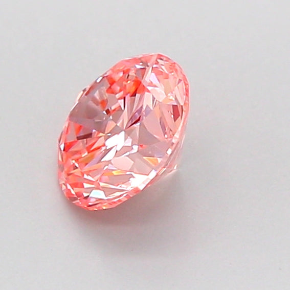 round 0.74 carat fancy vivid pink vs1 g vg vg slight