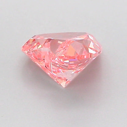HEART 0.91 CARAT FANCY INTENSE PINK VVS2  VG VG SLIGHT