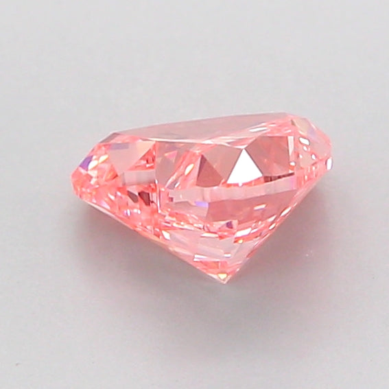 heart 1 carat fancy vivid pink vs1  ex ex strong