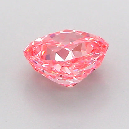 CUSHION 1.01 CARAT FANCY VIVID PINK VS1  EX EX STRONG
