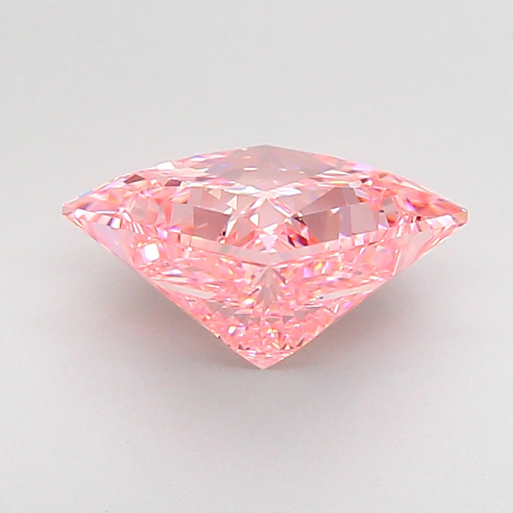 princess 2.53 carat fancy intense pink vvs2  ex ex slight