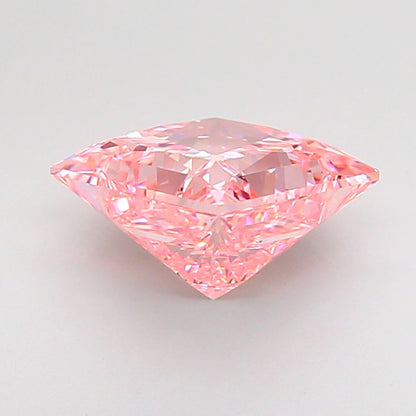 PRINCESS 2.53 CARAT FANCY INTENSE PINK VVS2  EX EX SLIGHT