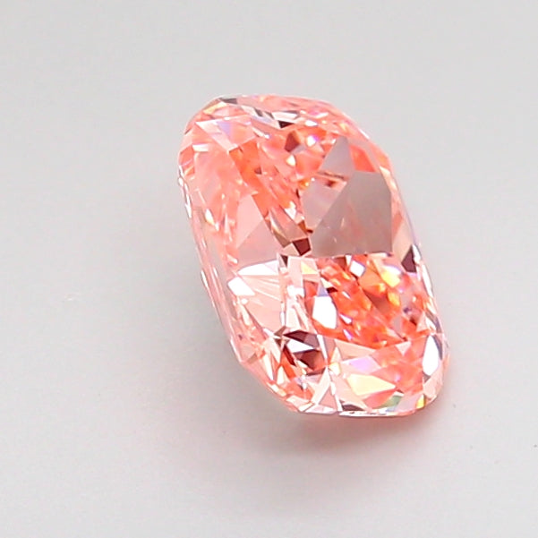 cushion 1 carat fancy intense pink vvs2  vg ex slight