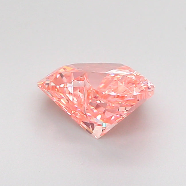 heart 1.06 carat fancy intense pink vs2  ex vg slight