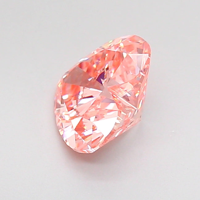 heart 1.06 carat fancy intense pink vs2  ex vg slight