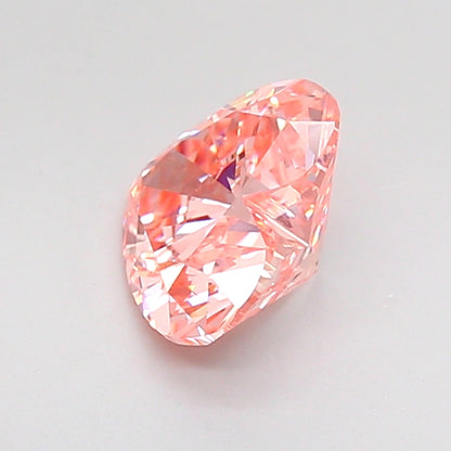 HEART 1.06 CARAT FANCY INTENSE PINK VS2  EX VG SLIGHT