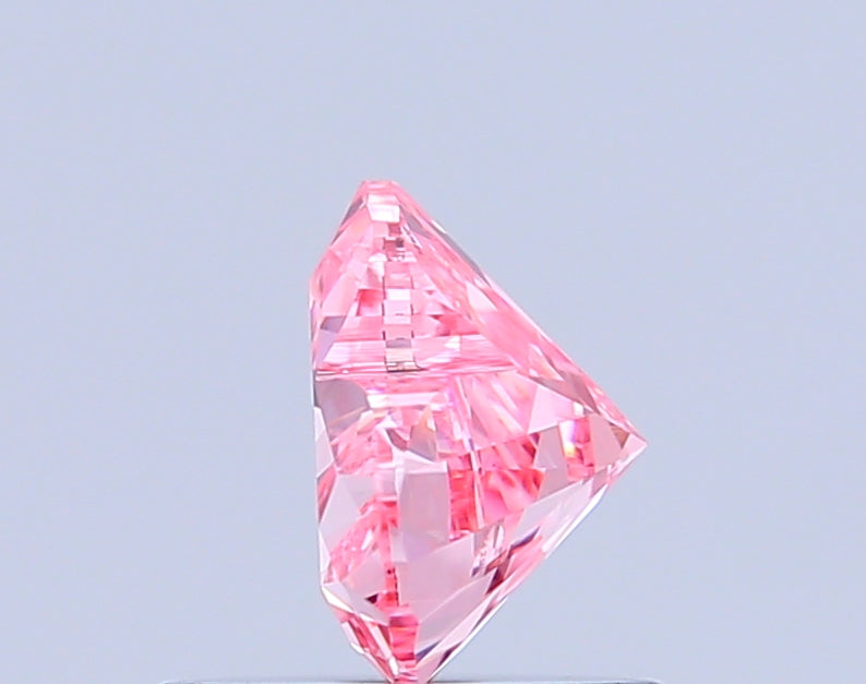 heart 0.77 carat fancy vivid pink vs1  vg vg strong