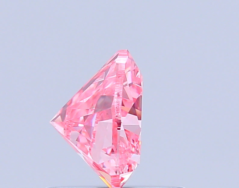 heart 0.77 carat fancy vivid pink vs1  vg vg strong