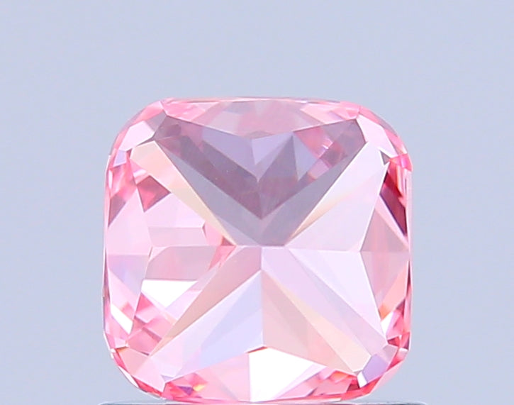 cushion 0.99 carat fancy vivid pink vvs2  vg vg strong