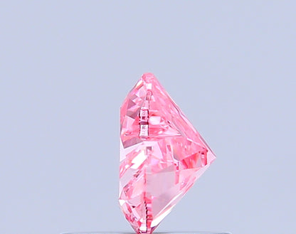 HEART 0.6 CARAT FANCY VIVID PINK VVS2  VG VG STRONG