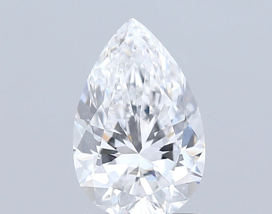 PEAR 1.56 CARAT H VVS2 EX EX NONE