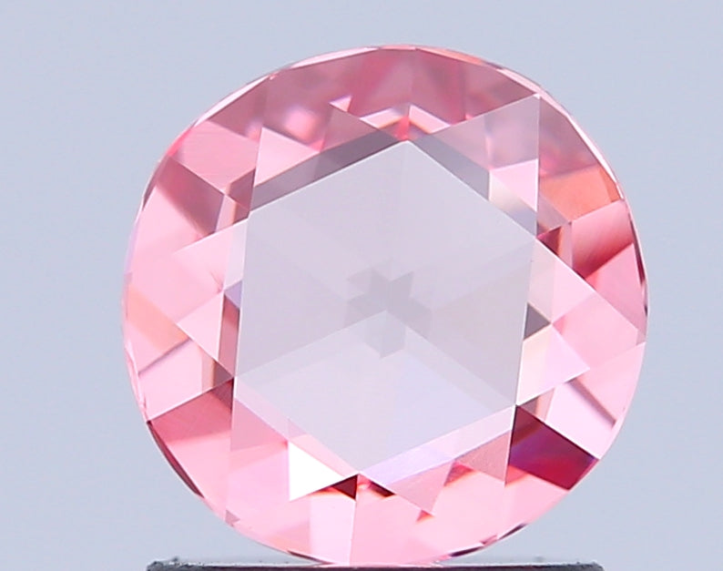 round rose 1.07 carat fancy intense pink vs1  ex vg strong