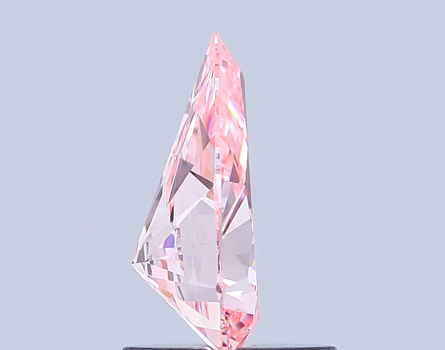 pear 1.01 carat fancy vivid pink vs1  vg vg strong