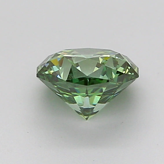 octagonal 0.93 carat fancy vivid green vs1  good vg none