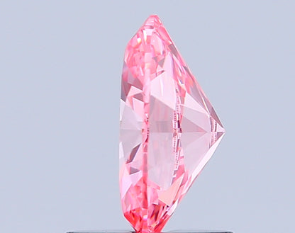 OVAL 1.03 CARAT FANCY VIVID PINK VVS2  EX EX STRONG