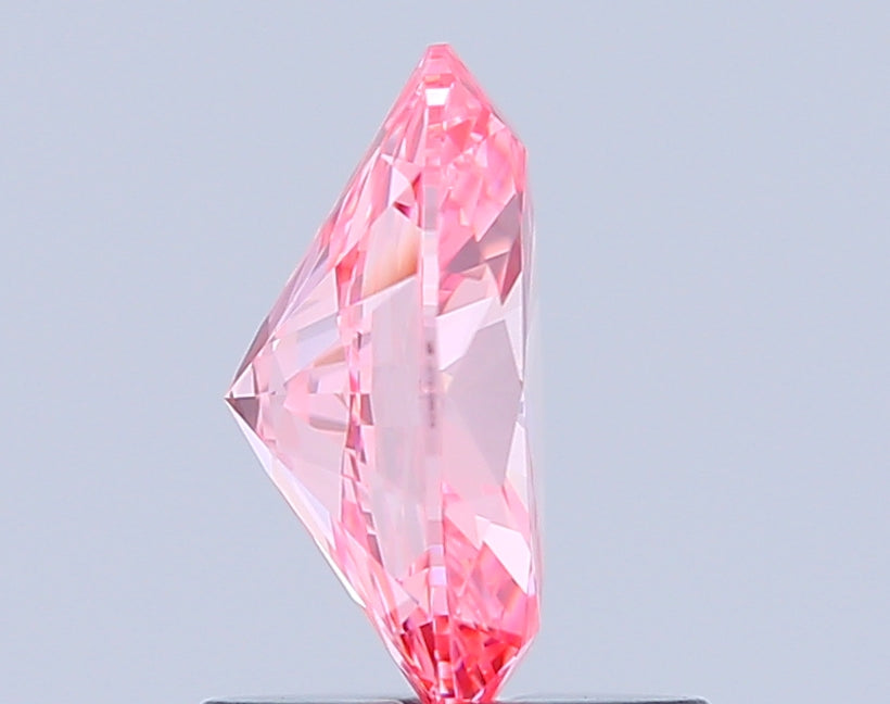 oval 1.03 carat fancy vivid pink vvs2  ex ex strong