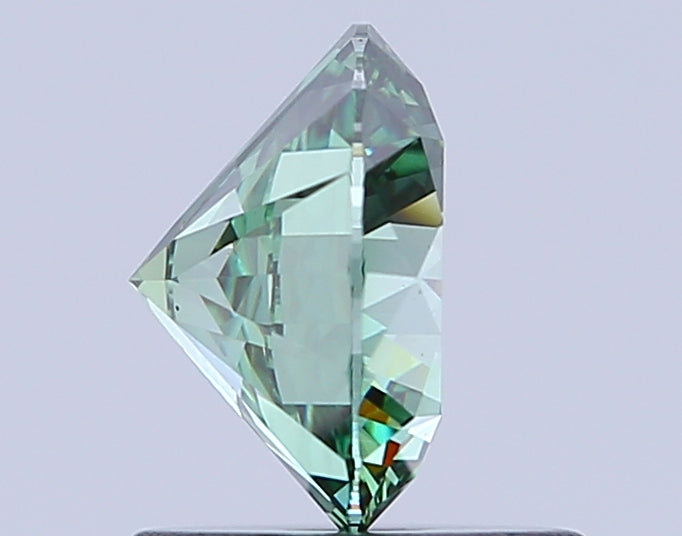 round 1.1 carat fancy vivid green vs1 id ex ex none