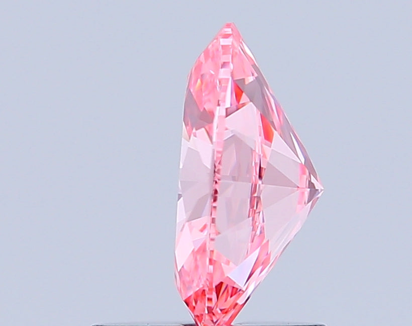 oval 1.02 carat fancy vivid pink vvs2  ex ex strong