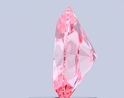 OVAL 1.02 CARAT FANCY VIVID PINK VVS2  EX EX STRONG