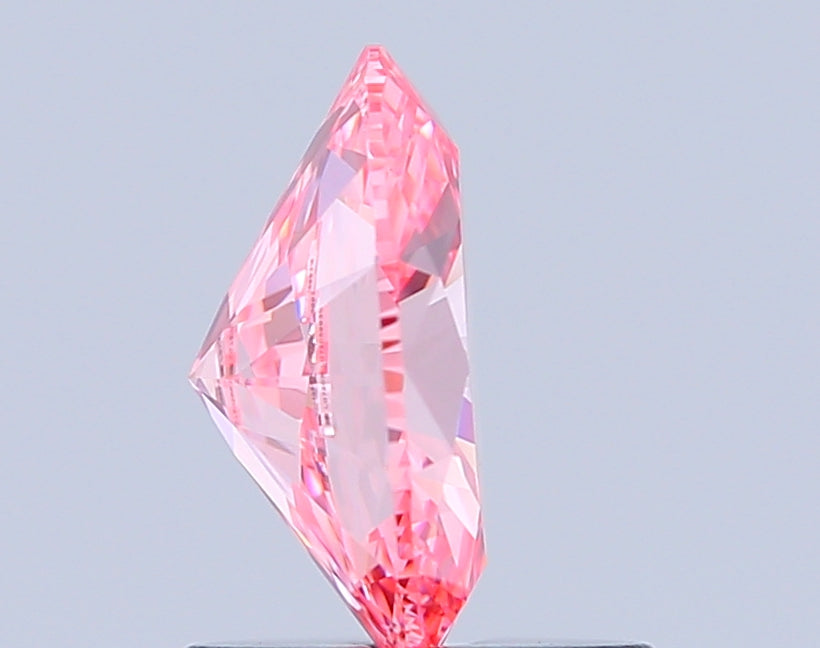 oval 1.02 carat fancy vivid pink vvs2  ex ex strong