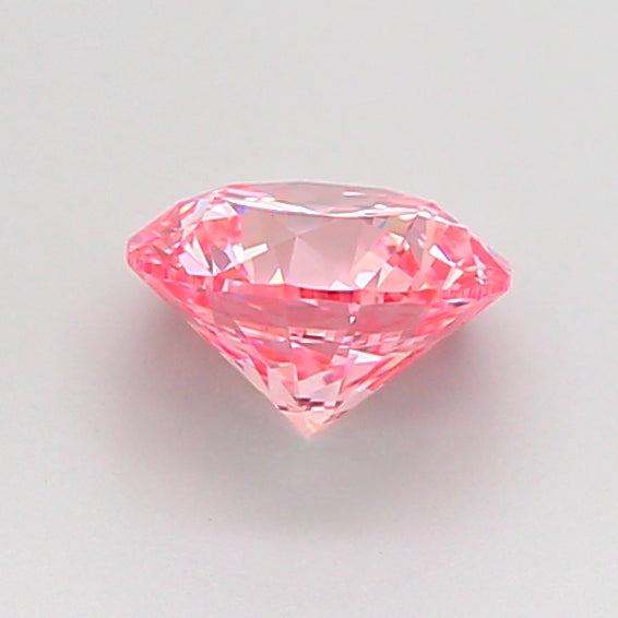 round 0.8 carat fancy vivid pink vs1 ex ex ex slight