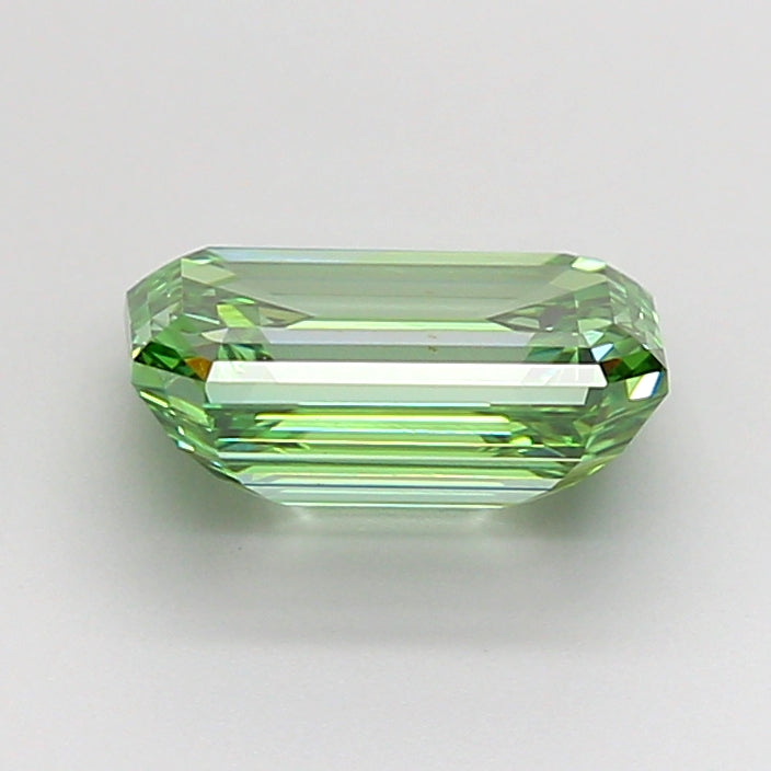 emerald 2.02 carat fancy vivid green vs1  vg vg very slight