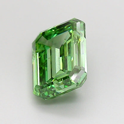 EMERALD 2.02 CARAT FANCY VIVID GREEN VS1  VG VG VERY SLIGHT