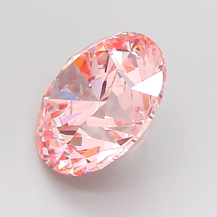 round 3 carat fancy intense pink vvs2 ex ex ex slight