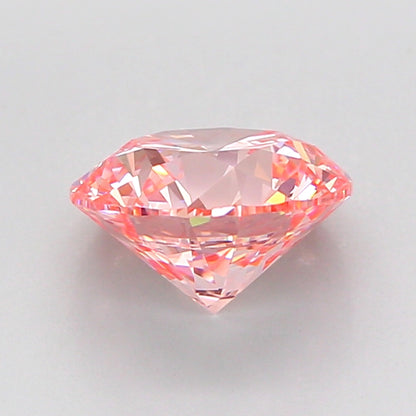 ROUND 2 CARAT FANCY VIVID PINK VS1 EX EX EX SLIGHT