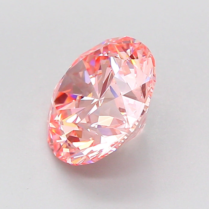 round 2 carat fancy vivid pink vs1 ex ex ex slight