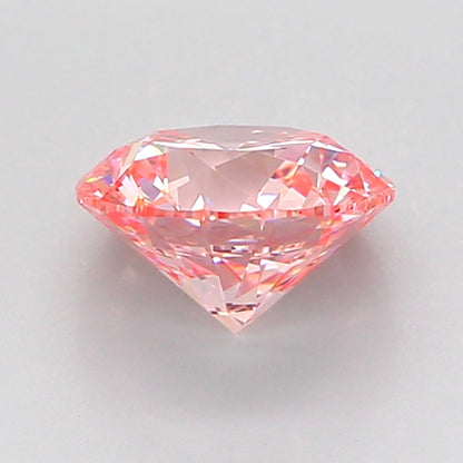 ROUND 1.5 CARAT FANCY VIVID PINK VS1 ID EX EX SLIGHT