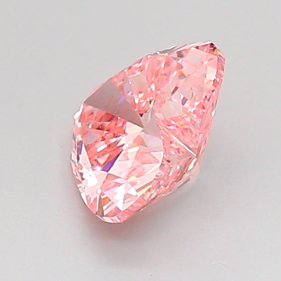 heart 1 carat fancy intense pink vs1  vg vg slight