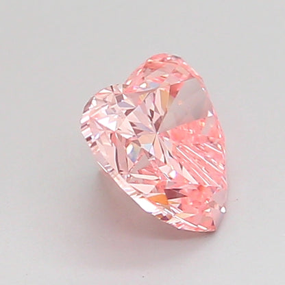 HEART 1 CARAT FANCY INTENSE PINK VS1  VG VG SLIGHT