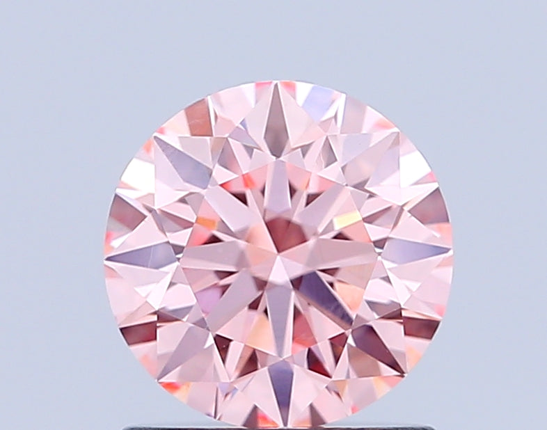 round 1.06 carat fancy intense pink vvs2 id vg ex slight