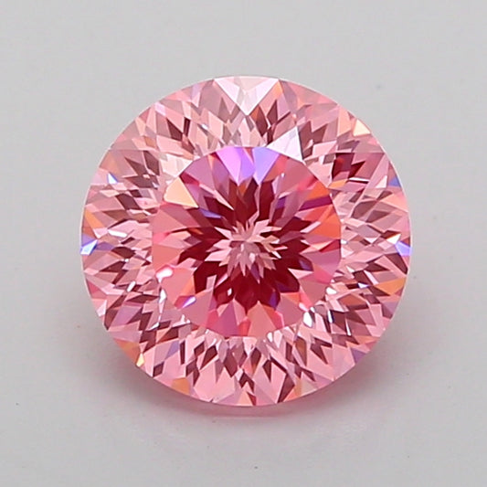PORTUGUESE 1.56 CARAT FANCY VIVID PINK VS1  EX EX SLIGHT