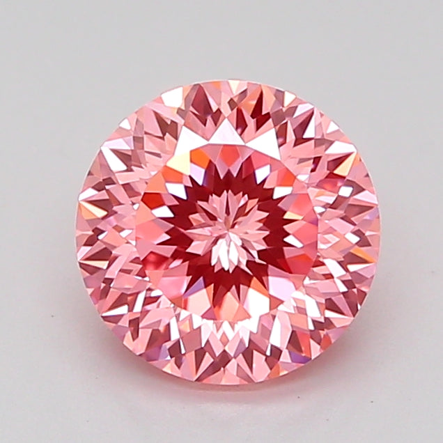 portuguese 1.56 carat fancy vivid pink vvs2  ex ex slight
