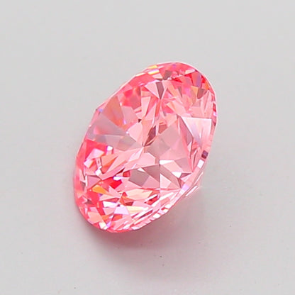 ROUND 1.52 CARAT FANCY VIVID PINK VS2 EX EX EX SLIGHT