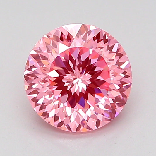 PORTUGUESE 1.59 CARAT FANCY VIVID PINK VVS2  EX EX SLIGHT