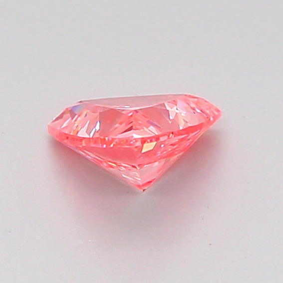 triangular 0.54 carat fancy vivid pink vs1  vg vg strong