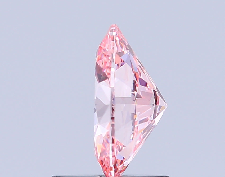 oval 1 carat fancy vivid pink vs1  ex ex strong