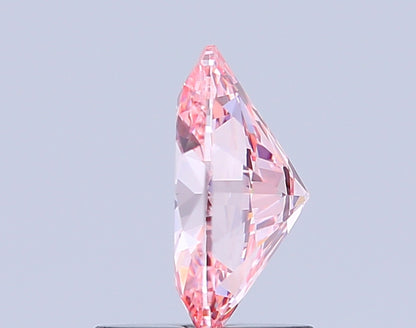 OVAL 1 CARAT FANCY VIVID PINK VS1  EX EX STRONG