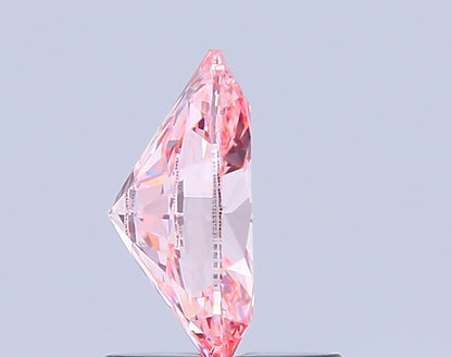 OVAL 1 CARAT FANCY VIVID PINK VS1  EX EX STRONG