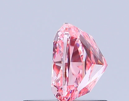 CUSHION 1.04 CARAT FANCY INTENSE PINK VVS2  VG VG STRONG
