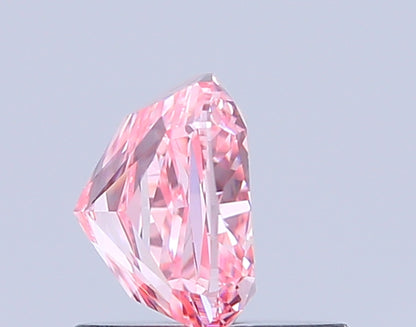 CUSHION 1.04 CARAT FANCY INTENSE PINK VVS2  VG VG STRONG